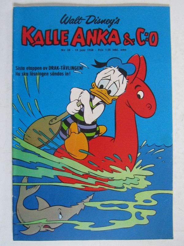 Kalle Anka 1968 24 Vg+