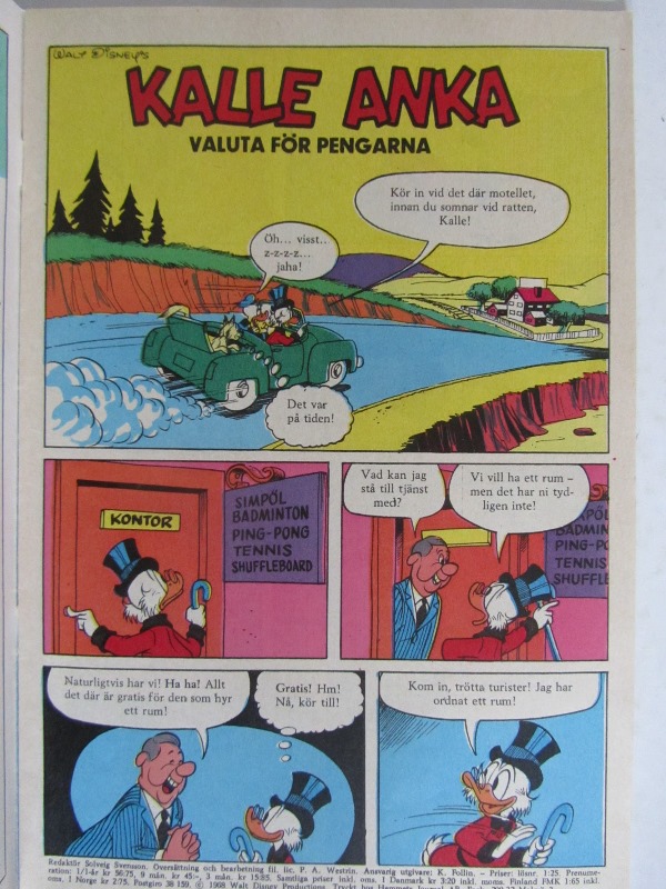 Kalle Anka 1968 30 Fn - 3