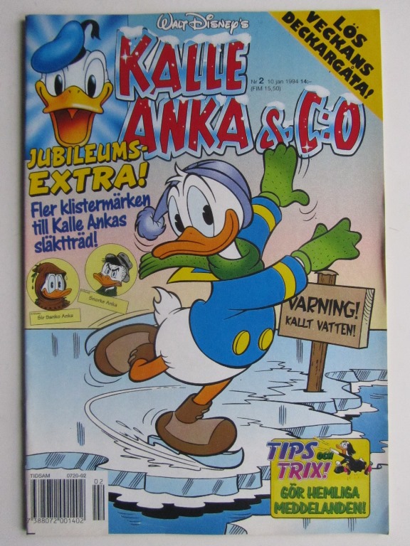Kalle Anka & Co 1994 02 med bilaga Don Rosa