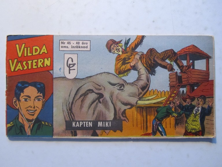Vilda Västern 1963 45 Vg+