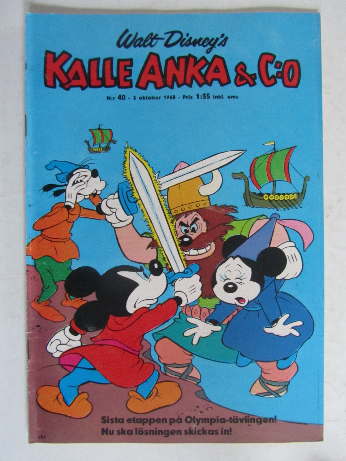 Kalle Anka 1968 40 Vg+