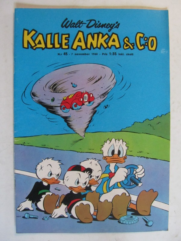 Kalle Anka 1968 45 Vg+