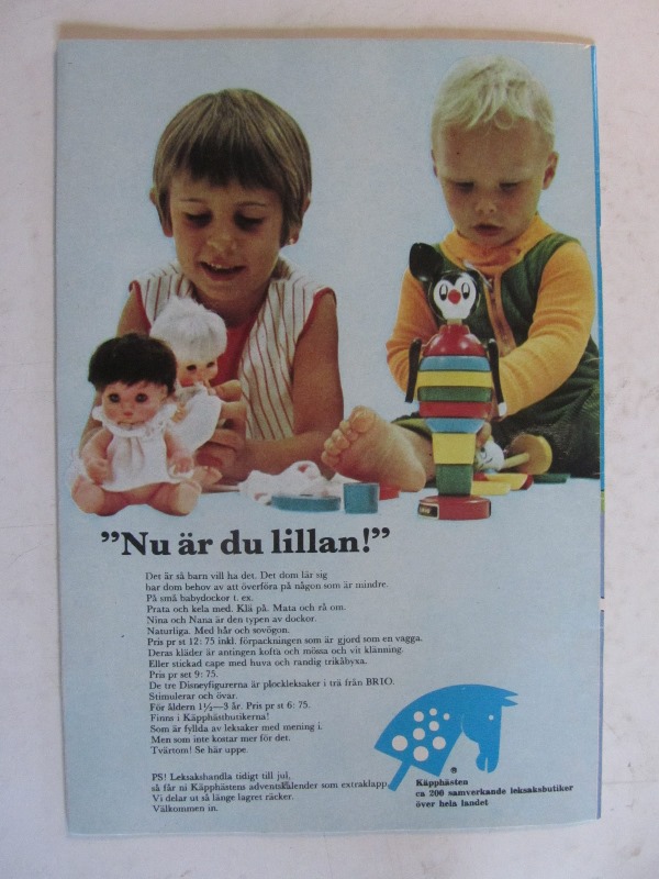 Kalle Anka 1968 45 Vg+ - 2