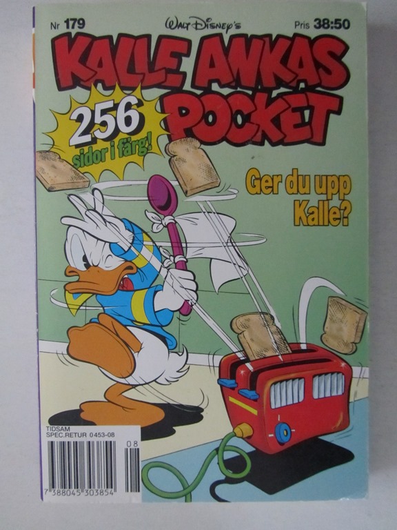 Kalle Ankas pocket 179 Ger du upp, Kalle