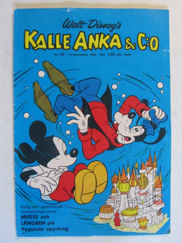 Kalle Anka 1968 52 Vg+