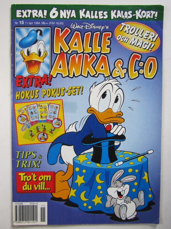 Kalle Anka & Co 1994 15 Don Rosa med bilaga