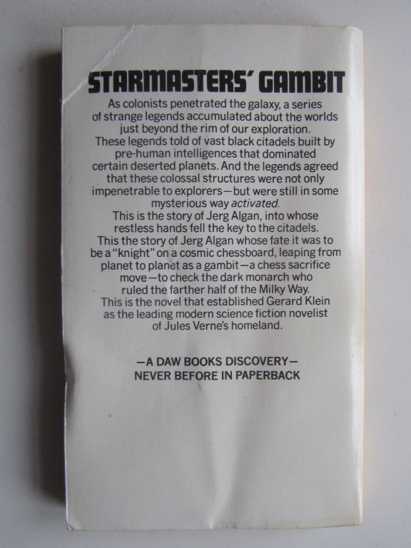 Starmaster's Gambit book by Gérard Klein