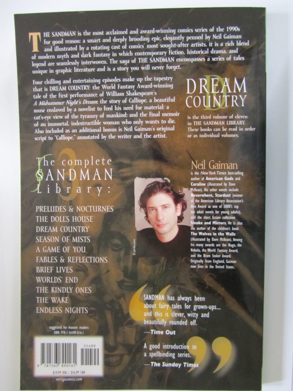 Sandman 03 Dream Country - 2