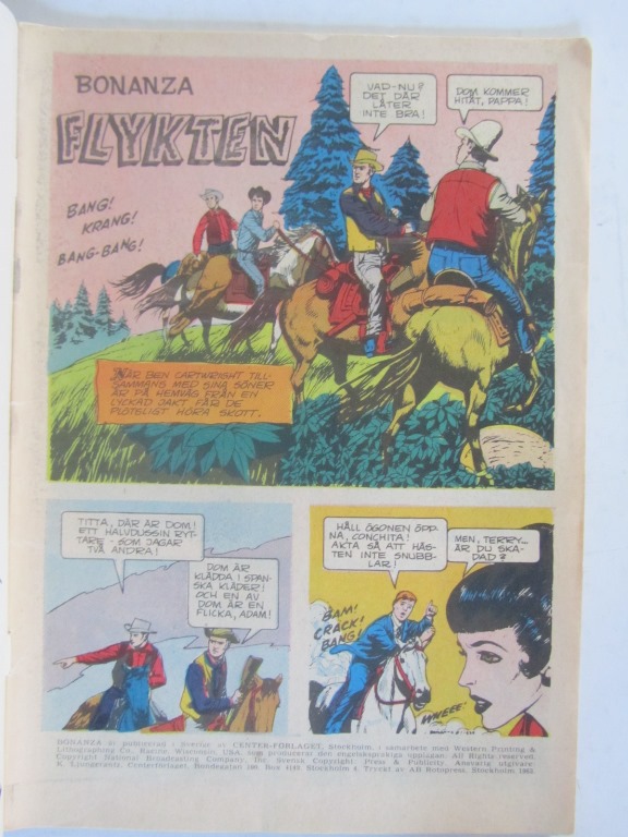 Bonanza 1963 02 Bröderna Cartwright Vg - 3
