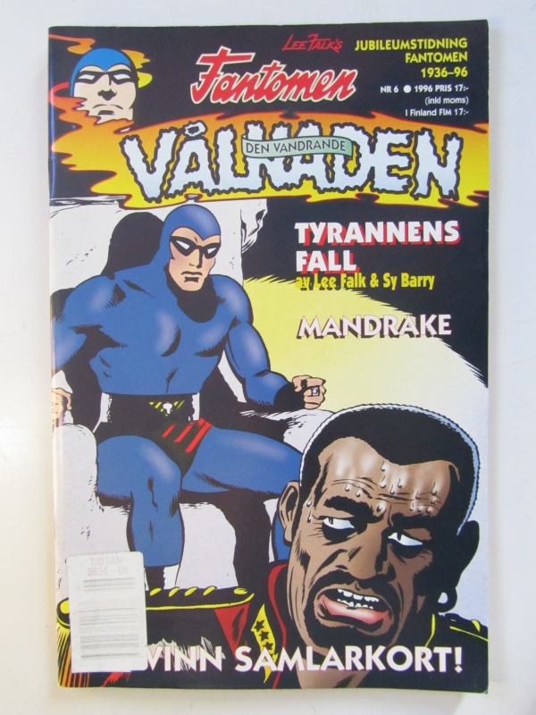Fantomen Den vandrande vålnaden 1996 06 Med pren. kupong