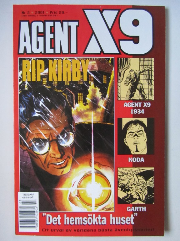 Agent X9 2001 02