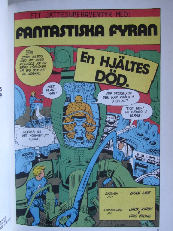Fantastiska Fyran  Superseriealbum 01 1979 VF - 3