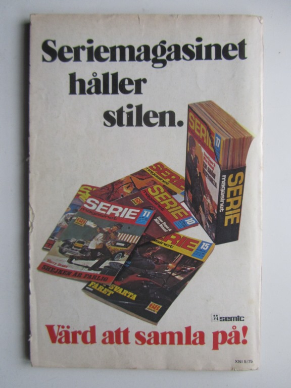 Agent X9 1975 05 Vg - 2