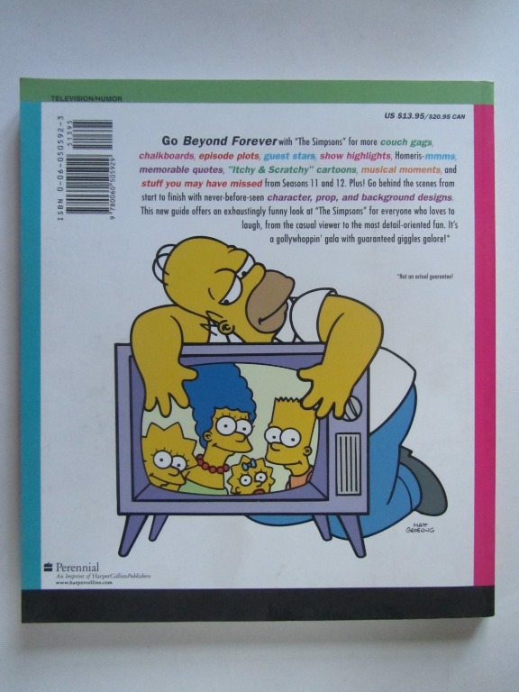 Simpsons Beyond Forever Guide Säsong 11-12 - 2