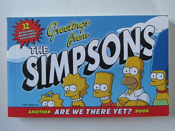 Simpsons greetings from Simpsons - vykort