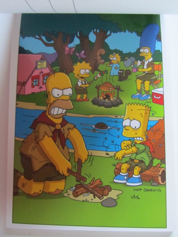 Simpsons greetings from Simpsons - vykort - 2