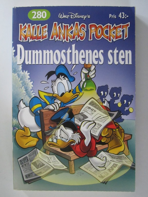 Kalle Ankas pocket 280 Dummosthenes sten