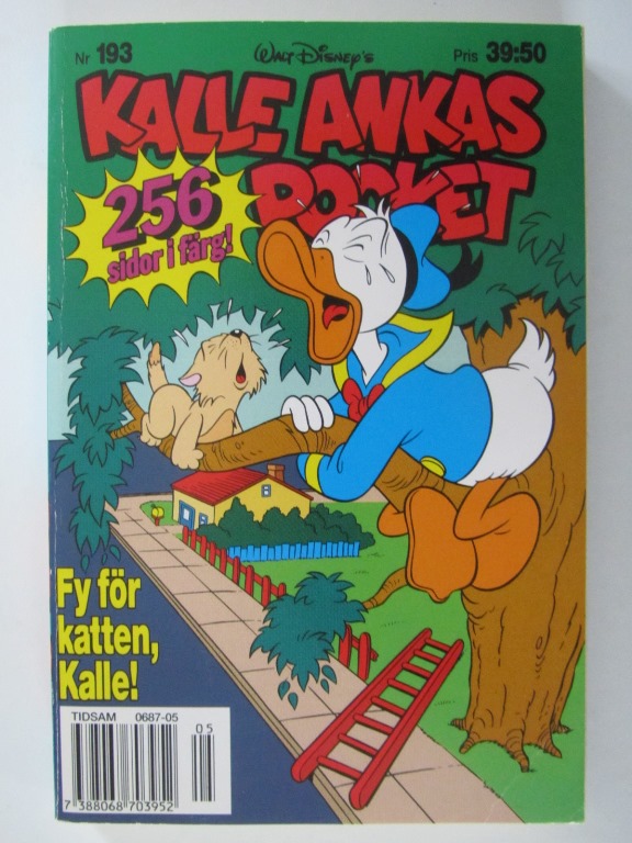 Kalle Ankas pocket 193 Fy för katten, Kalle