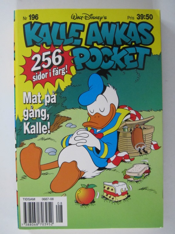 Kalle Ankas pocket 196 Mat på gång, Kalle