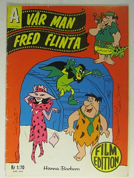 Vår man Fred Flinta Film Edition 1966 Vg