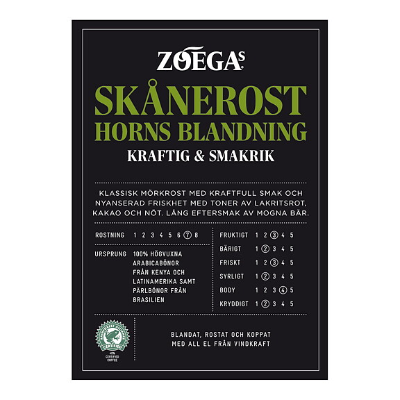 Menykort Skånerost Horns blandning