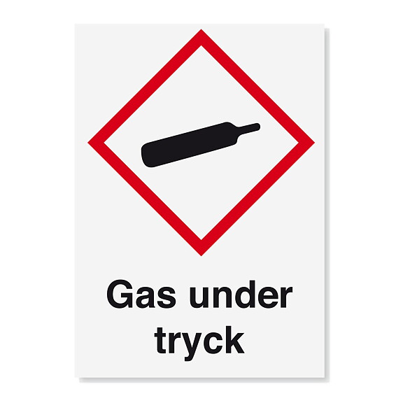 Dekal Gas under tryck 297 x 210 mm