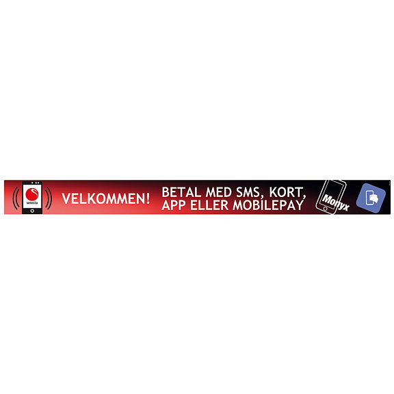 Streamer SMS, Kort, APP, Mobilepay