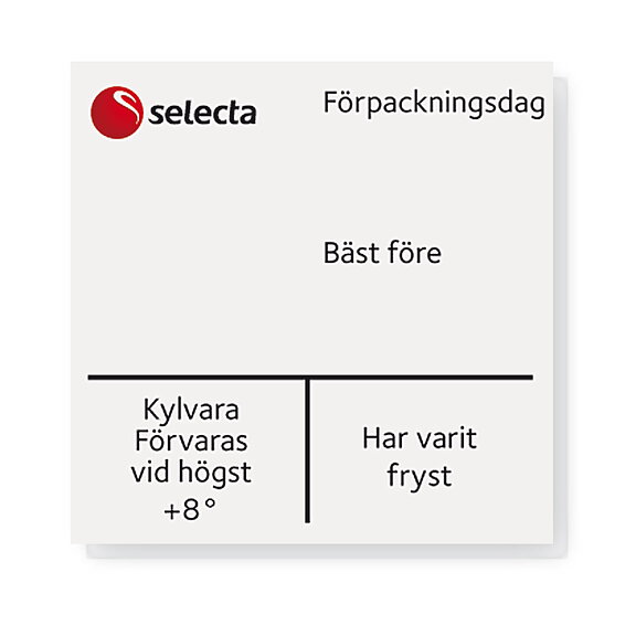 Etikettark "Bäst före"