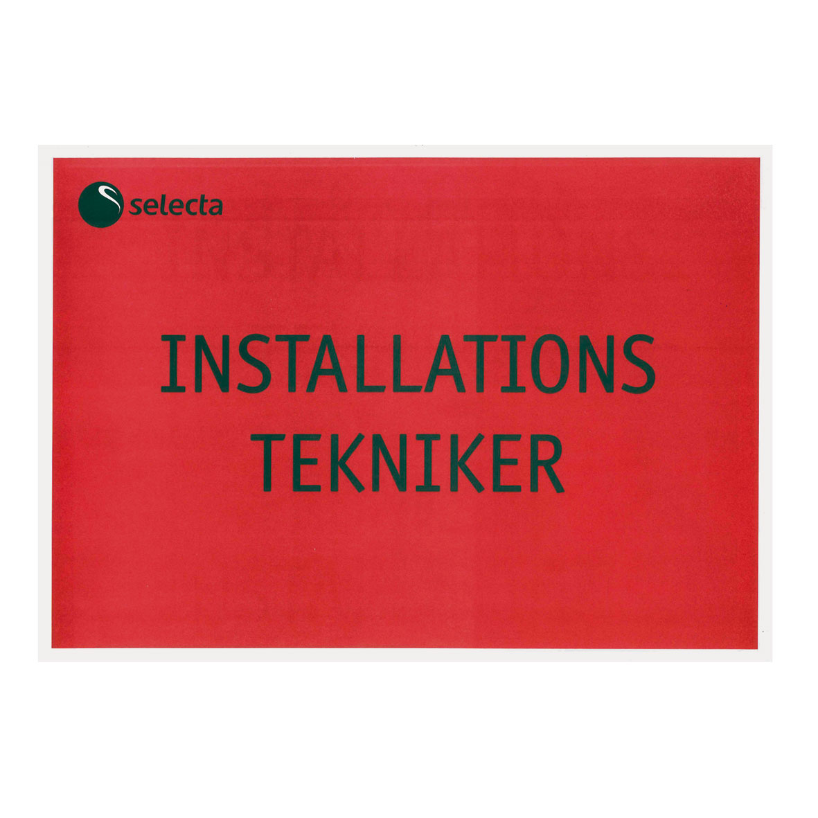 Installations tekniker kuvert C4