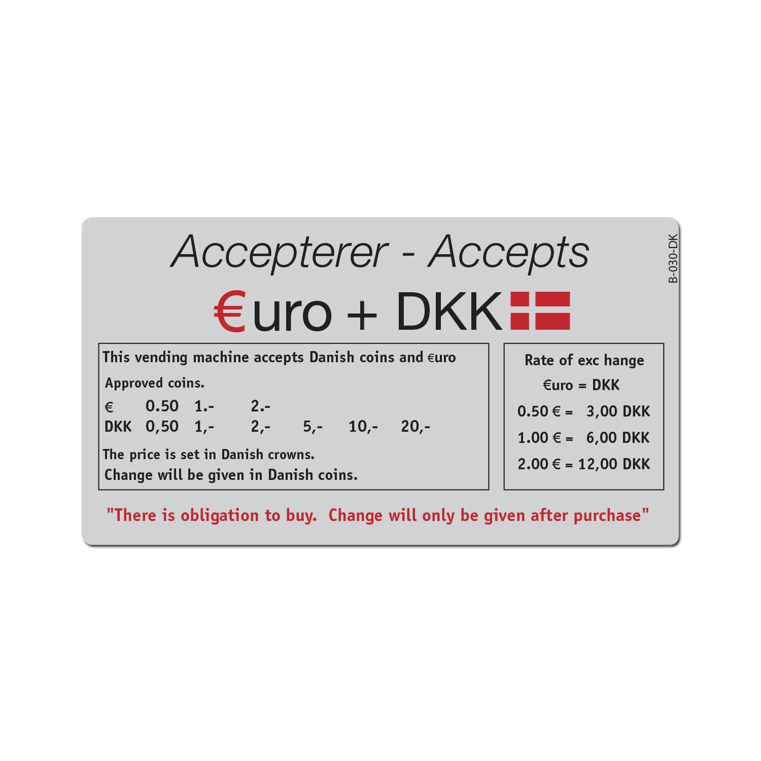 Accepterer - Accepts - Decal