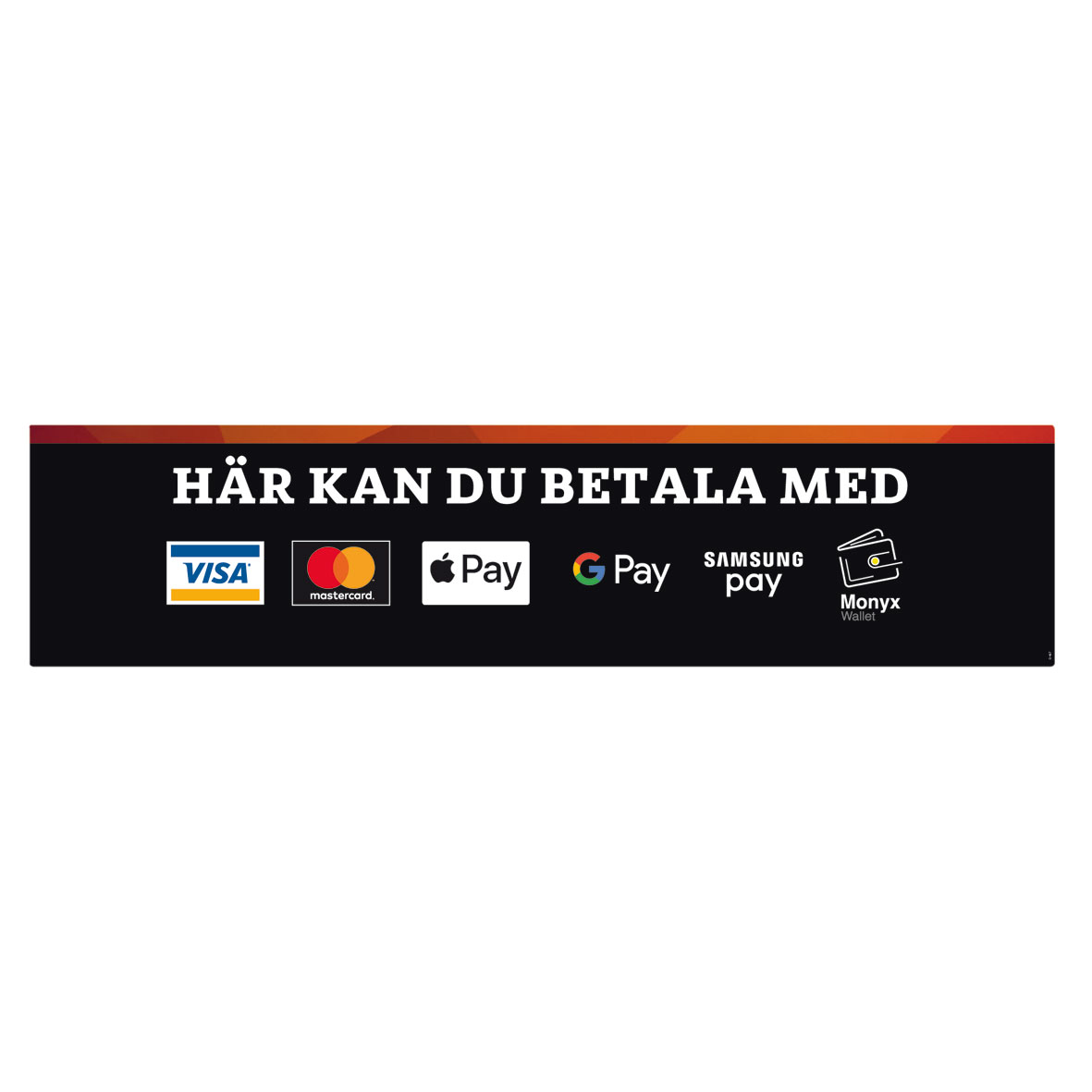 Nedre poster Nayax utan  touchskärm