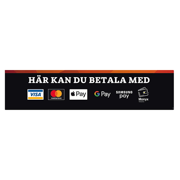 Nedre poster Nayax utan touchskärm