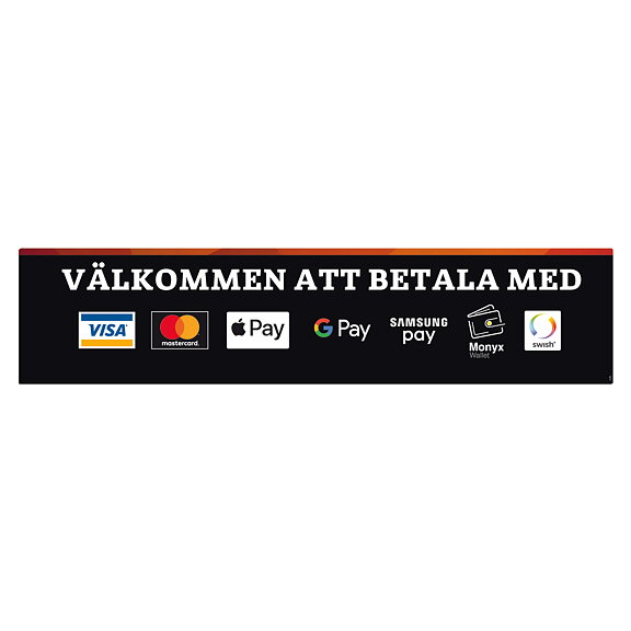 Nedre poster Nayax med touchskärm.