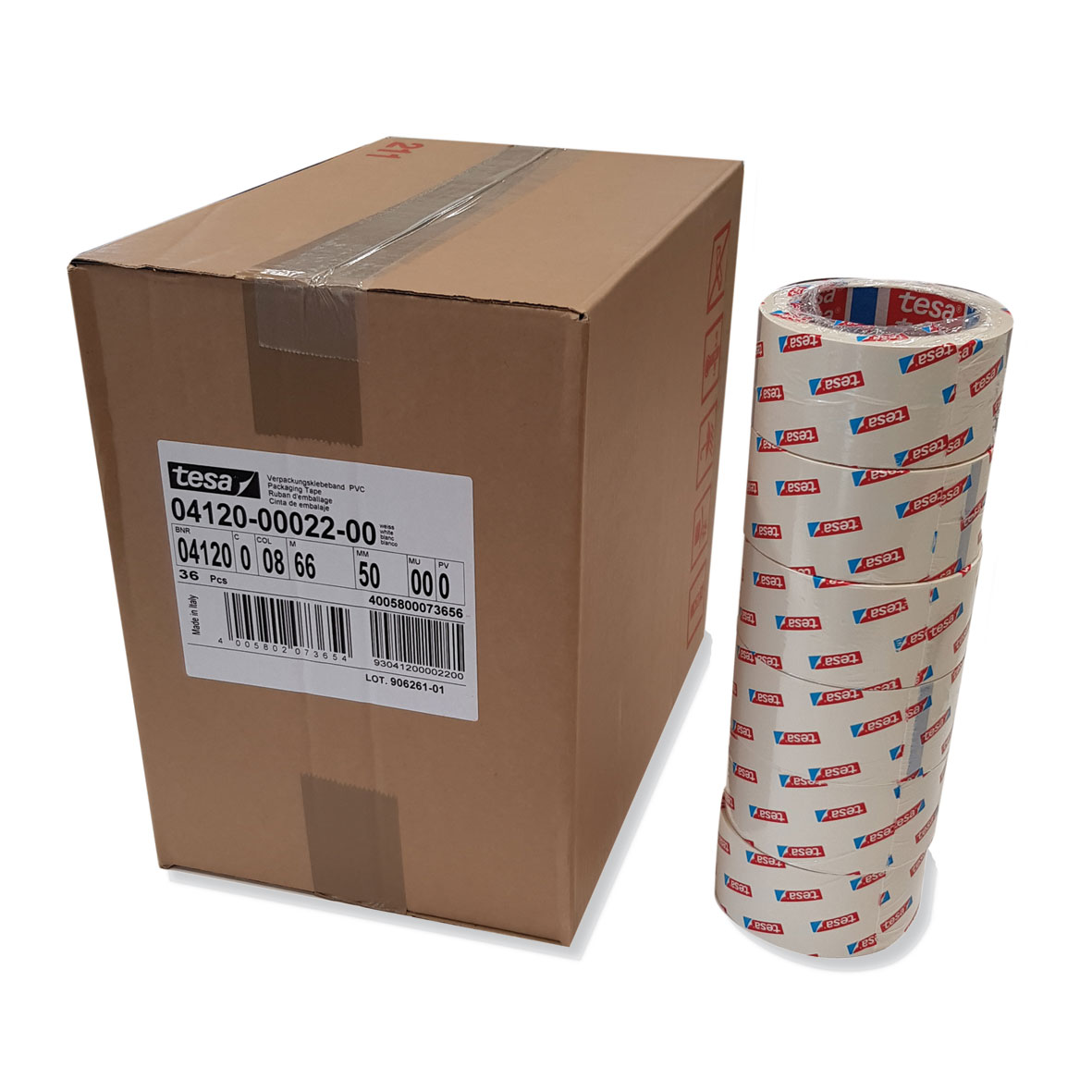 Vit neutral packtejp