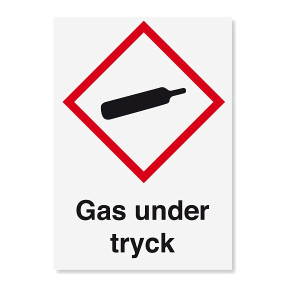 Dekal Gas under tryck 70 x 50 mm