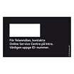 Nordea, felanmälan dekal för äldre ID nummer dekal.