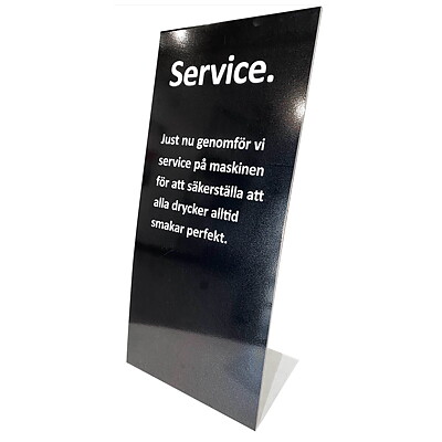 Serviceskylt