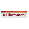 Välkommen dekal