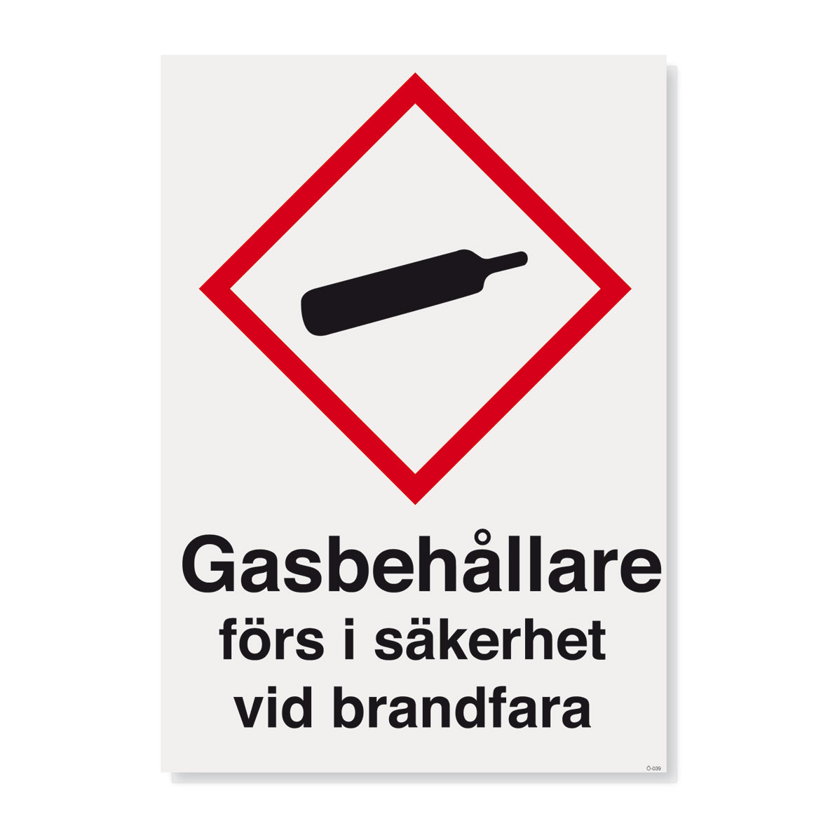Dekal Gasflaskor 70 x 50 mm