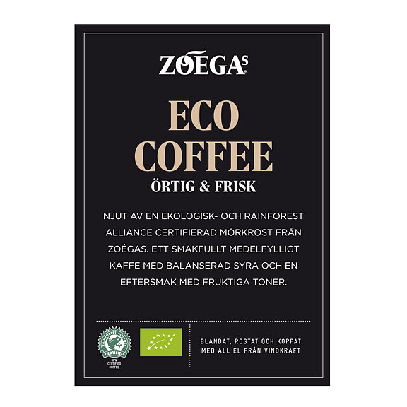 Menykort Eco Coffee