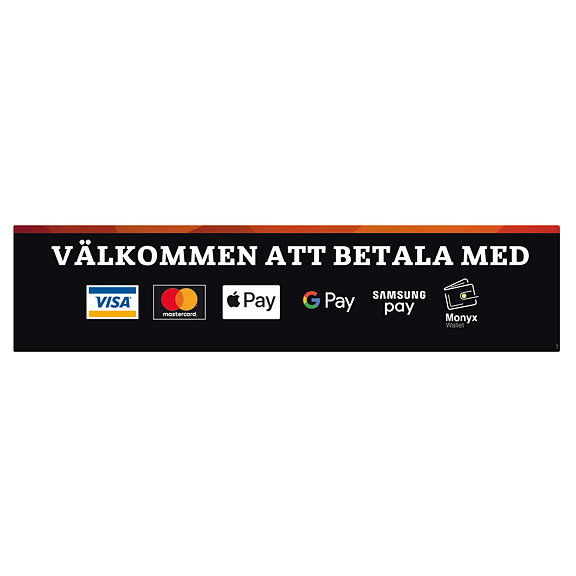 Nedre poster Nayax utan touchskärm.