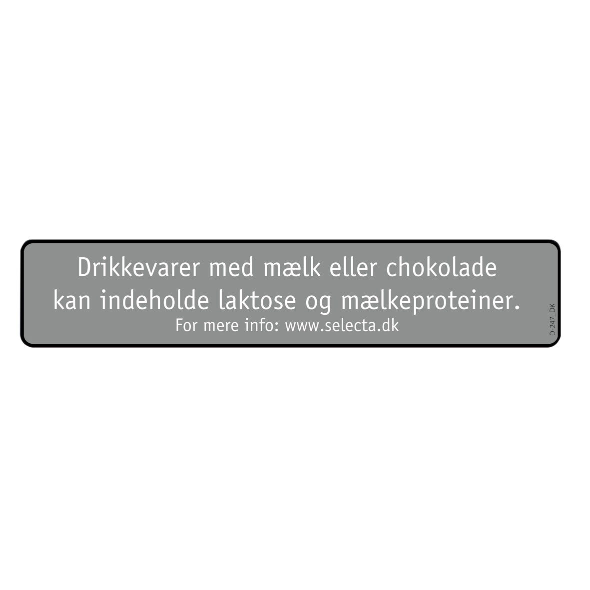 Allergi dekal stor.
