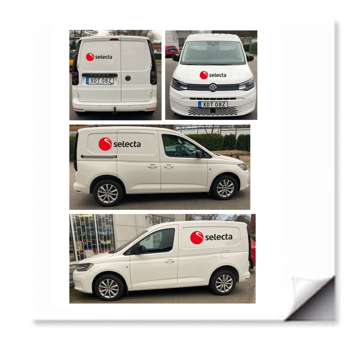 Bildekor komplett till VW Caddy
