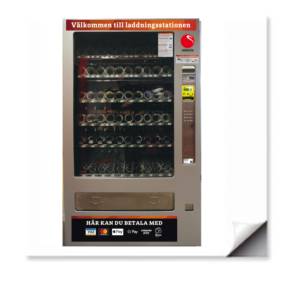 MC 650 Nayax utan touchskärm