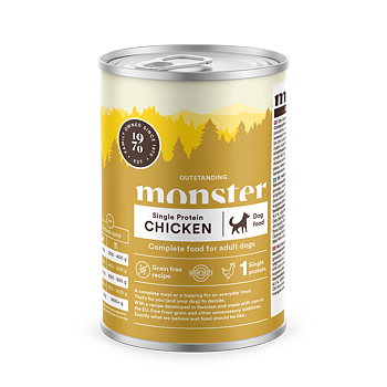 Monster Burk Single Protein Chicken 400g