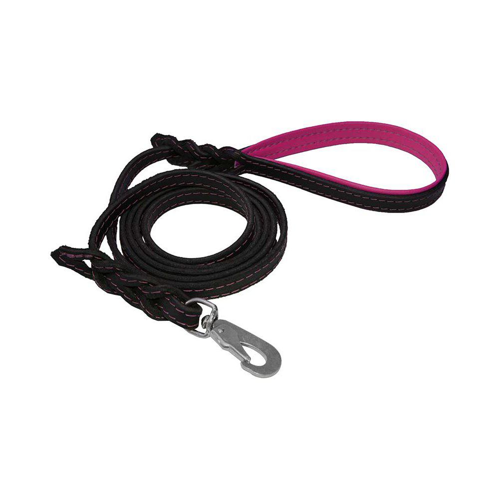 Alac  Läderkoppel Svart/Cerise