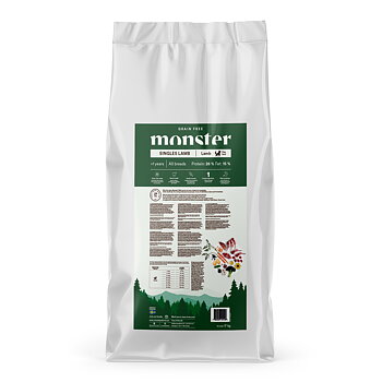 Monster Dog Grain Free Singles Lamb  17Kg