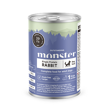 Monster Burk Single Protein Rabbit 400g