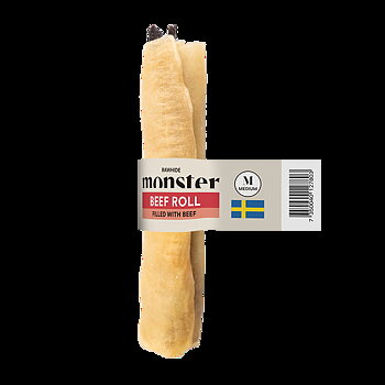 Monster Rawhide Beef Filled Beef Small (Svenskt)