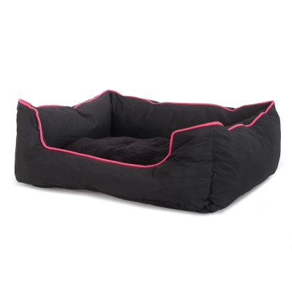 Bädd Buddy rektangulär Svart/Cerise